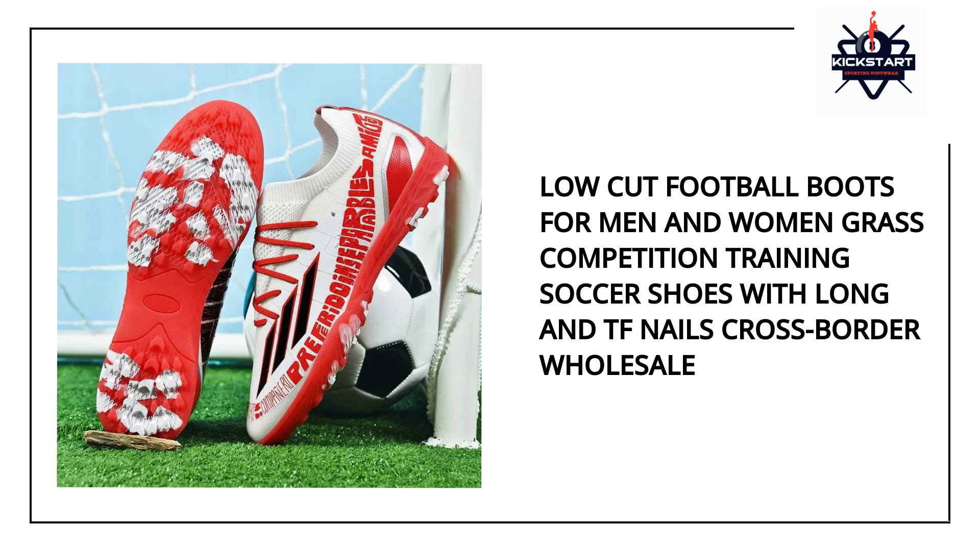 Low Cut Football Boots For Men And Women Grass Competition Training Soccer Shoes With Long And TF Nails Cross-Border Wholesale by@Outfy