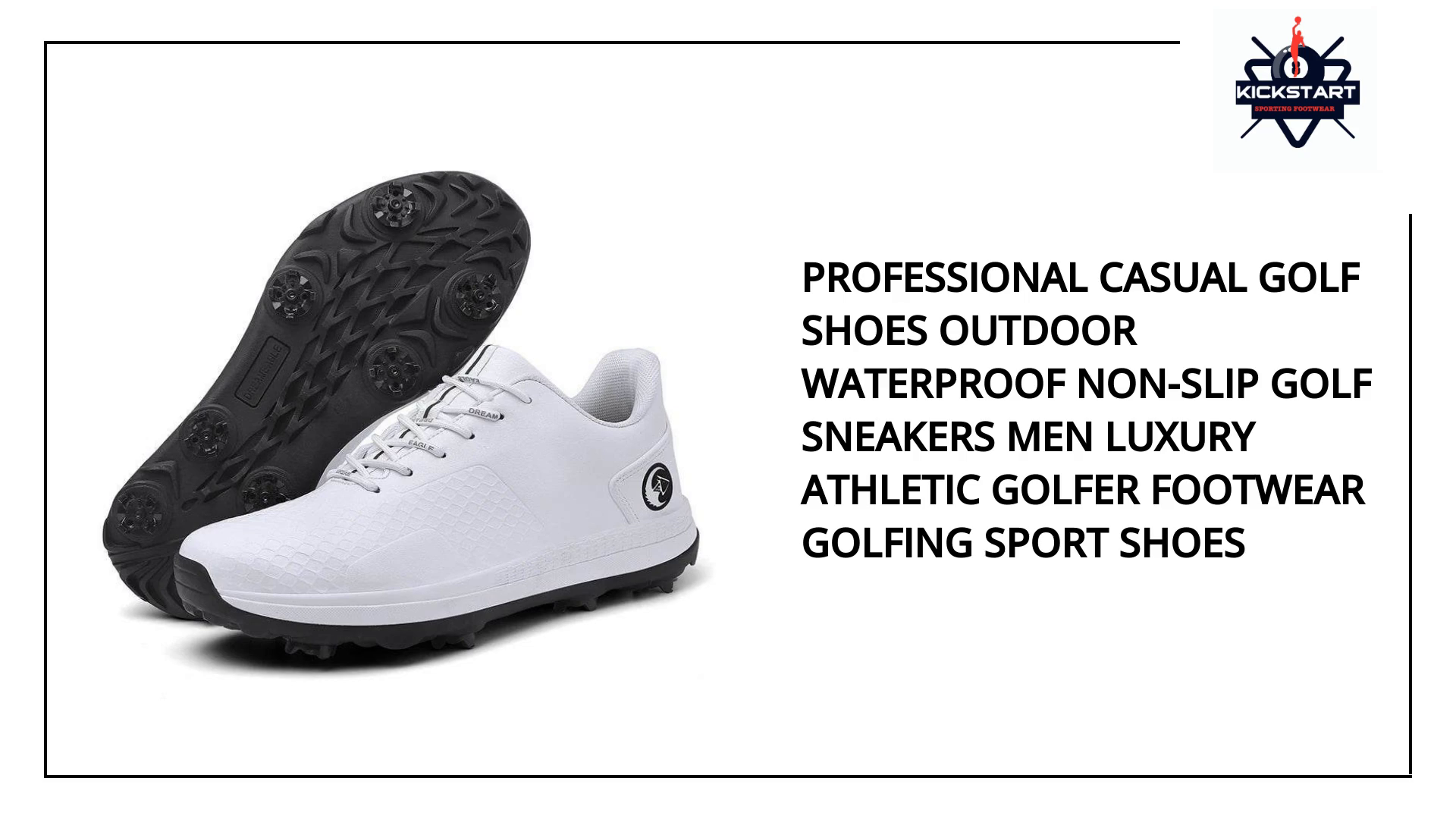 Professional Casual Golf Shoes Outdoor Waterproof Non-Slip Golf Sneakers Men Luxury Athletic Golfer Footwear Golfing Sport Shoes by@Outfy