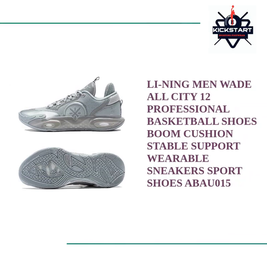 Li-Ning Men Wade ALL CITY 12 Professional Basketball Shoes BOOM Cushion Stable Support Wearable Sneakers Sport Shoes ABAU015 by@Outfy