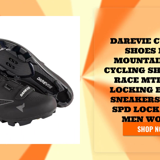 DAREVIE Cycling Shoes MTB Mountain Bike Cycling Shoes Pro Race MTB Self-Locking Bicycle Sneakers Boots SPD Lock Shoes Men Women by@Outfy